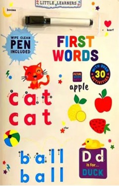 Little Learners: Wipe Clean First Words With Over 30 activities